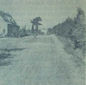 1959, Sandweg in Richtung Lenne
